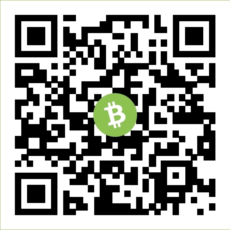 QR para donar con Bitcoin Cash